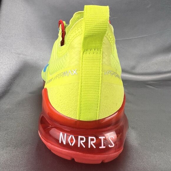 Nike‎ By You Custom Air Vapormax 2019 BQ8775-991 Men’s 10.5 Neon Yellow Red RARE - Picture 13 of 17